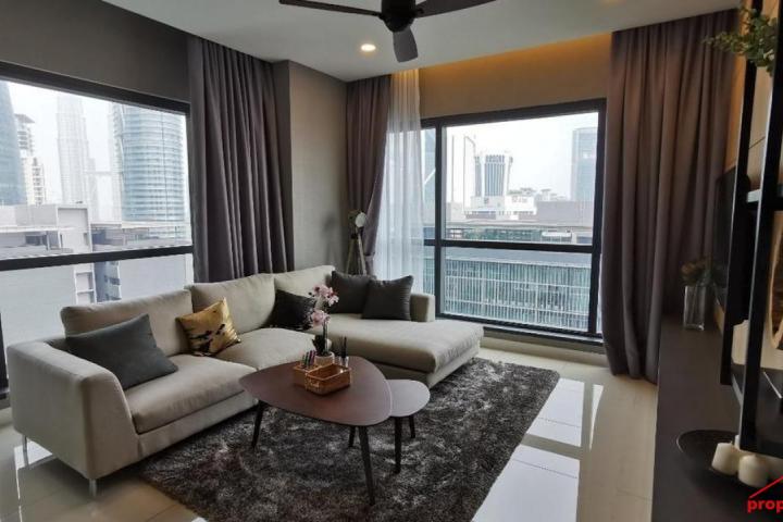 2 Beds Fully Furnished Apartment at Aria Luxury Residence KLCC for Sale