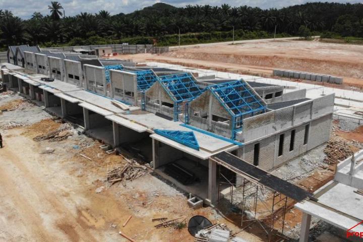 (Bebas Banjir) Projek Baru Rumah Teres Setingkat Kg Jenderam Hilir, Dengkil
