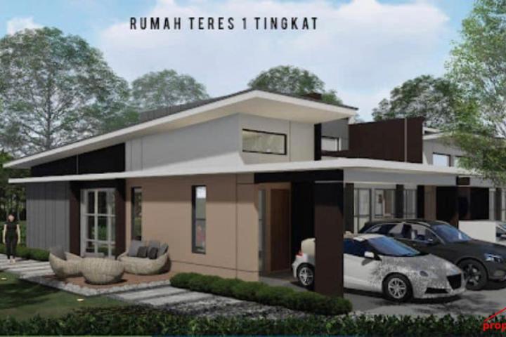 Rumah Teres Setingkat Modern di Taman Dato Harun 6, Pulau Indah Klang