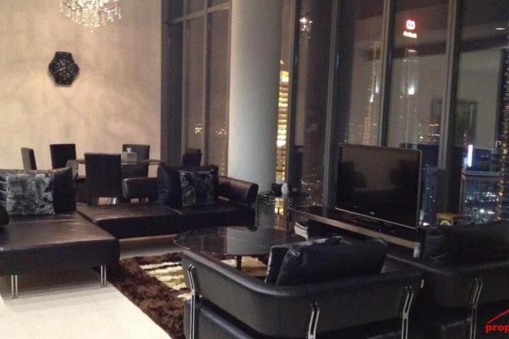 Facing KLCC View Luxury Duplex Unit One-KL Condo for Rent