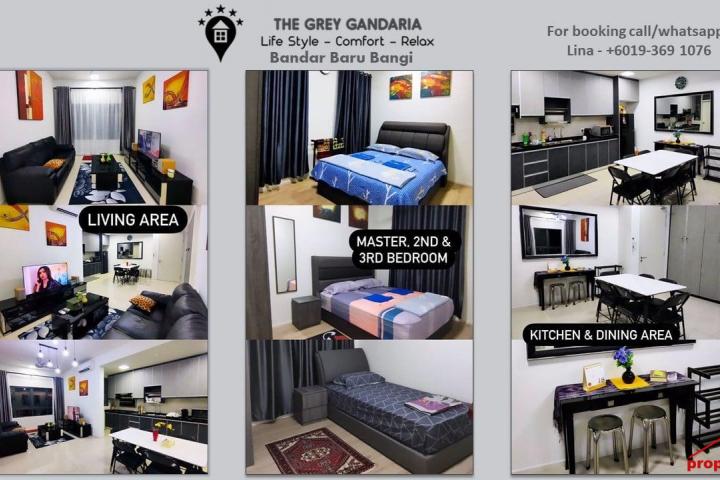 Grey Gandaria for short-let daily rental