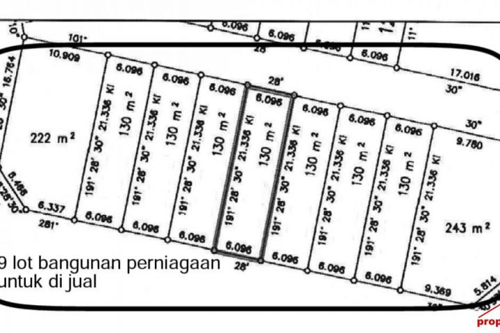 9 Lot Tanah Rezab Melayu Berstatus Bangunan Perniagaan Gemas Negeri Sembilan